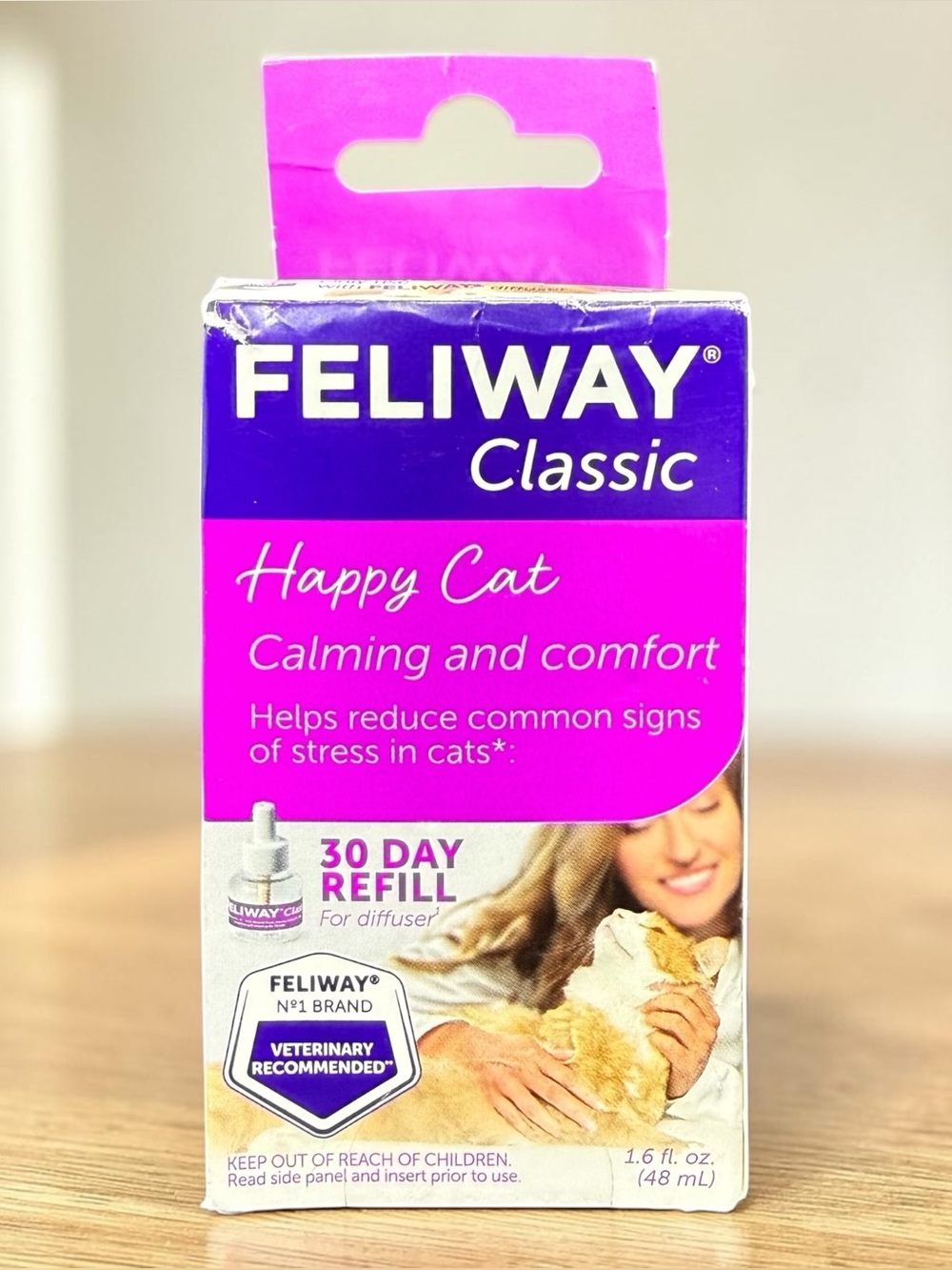 FELIWAY Calming Pheromone Refill for Cats 30 Day 48mL Calming / Stress EXP: 2/28